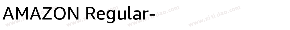 AMAZON Regular字体转换